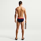 Traje de baño de natación tipo trusa para hombre Nike Swim HydraStrong Fly
