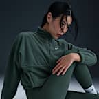 ナイキ ワン ウィメンズ Therma-FIT オーバーサイズド 1/2ジップ フリース トップ