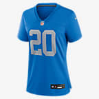 Barry Sanders Detroit Lions Women's Nike NFL Game Football Jersey - Blue