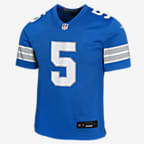 David Montgomery Detroit Lions Big Kids' Nike NFL Game Jersey - Blue