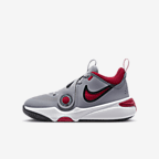 Gris cemento/Negro/Blanco/Rojo gimnasio