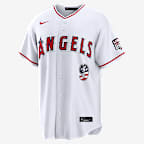 Zach Neto Los Angeles Angels USA 250 Men's Nike MLB Stadium Jersey - White