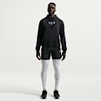 Sudadera con gorro sin cierre de halterofilia para hombre Nike