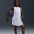 Skort de básquetbol para niña talla grande Kobe