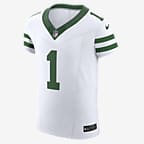 Jersey de fútbol americano Nike Dri-FIT de la NFL Elite para hombre Ahmad "Sauce" Gardner New York Jets - Blanco