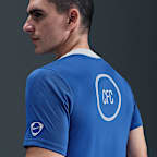 Playera de fútbol Nike Dri-FIT Total 90 para antes del partido para hombre Chelsea FC Academy Pro Third