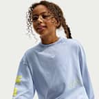 Nike Sportswear Older Kids' (Girls') Oversized Long-Sleeve T-Shirt