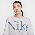 Nike Sportswear Phoenix Fleece Women's Oversized Crew-Neck Logo Sweatshirt