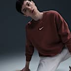 Sudadera oversized de cuello redondo de tejido Fleece para mujer Nike Sportswear Phoenix