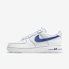 White/Deep Royal Blue