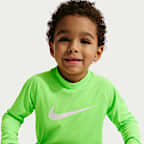Playera de manga larga para niño talla pequeña Nike Swim Hydroguard Essential
