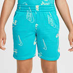 Shorts de French Terry para niños talla grande Nike Sportswear Club