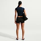 Playera de manga tipo casquillo para mujer Nike Swim Effortless Essential