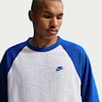 Nike Sportswear Club Men's 3/4-Sleeve Raglan Top