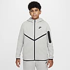 Nike Sportswear Tech Fleece Big Kids' Full-Zip Hoodie (Extended Size)