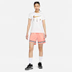 เสื้อยืดบาสเก็ตบอลผู้หญิง Nike Dri-FIT Swoosh Fly