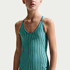 Traje de baño de una pieza con espalda en forma de U para niña talla grande Nike Swim