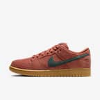 Nike SB Dunk Low Pro Skate Shoes - Burnt Sunrise/Gum Light Brown/Vintage Green