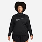 Nike Dri-FIT Swoosh Women's 1/4-Zip Long-Sleeve Running Mid Layer (Plus Size)