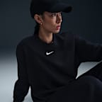 Nike Sportswear Phoenix Fleece Oversize-Damen-Sweatshirt mit Rundhalsausschnitt