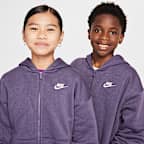 Nike Sportswear Club Fleece Older Kids' Oversized Full-Zip Hoodie