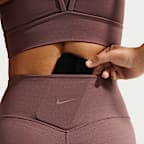 Nike Zenvy Women's High-Waisted Flared Leggings with No Front Seam