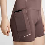 나이키 스위프트 여성 하이웨이스트 4인치 타이트 포켓 러닝 쇼츠