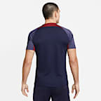 เสื้อฟุตบอลผู้ชายแบบถัก Nike Dri-FIT Paris Saint-Germain Strike