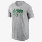 Oregon Primetime Football Icon Men's Nike College T-Shirt - Grey Heather