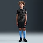 Tottenham Hotspur Academy Pro Away Nike Dri-FIT kurzärmeliges Pre-Match-Fußballoberteil (ältere Kinder)