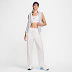 FFF Tech Pack Pantalons de futbol Nike Dri-FIT de teixit Woven i cintura alta - Dona