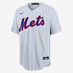 MLB New York Mets (Pete Alonso) Men's Replica Baseball Jersey - White