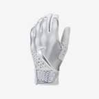 Nike Alpha Elite Baseball Batting Gloves (1 Pair) - White