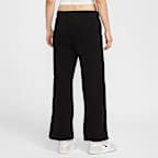 나이키 스포츠웨어 클럽 플리스 여성 미드라이즈 와이드 레그 코지 팬츠