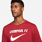 Liverpool F.C. Swoosh Men's Nike Football T-Shirt