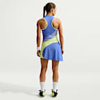 NikeCourt Slam Dri-FIT tennisskjørt med høyt liv til dame