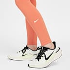 Nike One Dri-FIT-Leggings mit hohem Taillenbund für ältere Kinder (Mädchen)