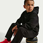 Pants de básquetbol de tejido Fleece Dri-FIT para niños talla grande Kobe
