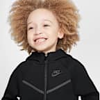 Conjunto de 2 piezas de Tech Fleece de cierre completo infantil Nike Sportswear