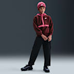 나이키 스포츠웨어 클럽 플리스 주니어 루즈 핏 쿼터집 후디