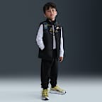 Nike Sportswear Little Kids' Long Sleeve T-Shirt, Vest, and Pants Set