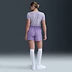 Playera a rayas slim para mujer Nike Sportswear Chill Knit