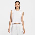 ナイキ スポーツウェア クラブ ウィメンズ スリーブレス クロップド Tシャツ