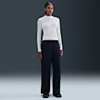 Playera de manga larga slim con cuello alto para mujer Nike Sportswear Chill Knit