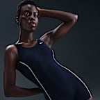 Traje de baño con piernas para mujer Nike Swim HydraStrong Essential