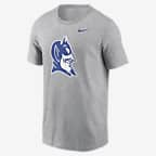 Duke Blue Devils Primetime Evergreen Alternate Logo Men's Nike College T-Shirt - Grey Heather