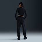 Pants de entrenamiento de French Terry oversized de tiro alto para mujer Nike Sportswear Phoenix Fleece