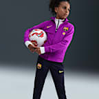 FC Barcelona Strike Nike Dri-FIT kötött futballtréningruha nagyobb gyerekeknek