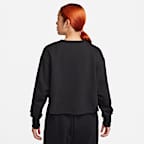 Nike Sportswear Women's French Terry Crew-Neck Crop Top