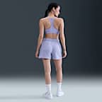 나이키 스포츠웨어 클럽 플리스 여성 미드라이즈 4인치 그래픽 쇼츠